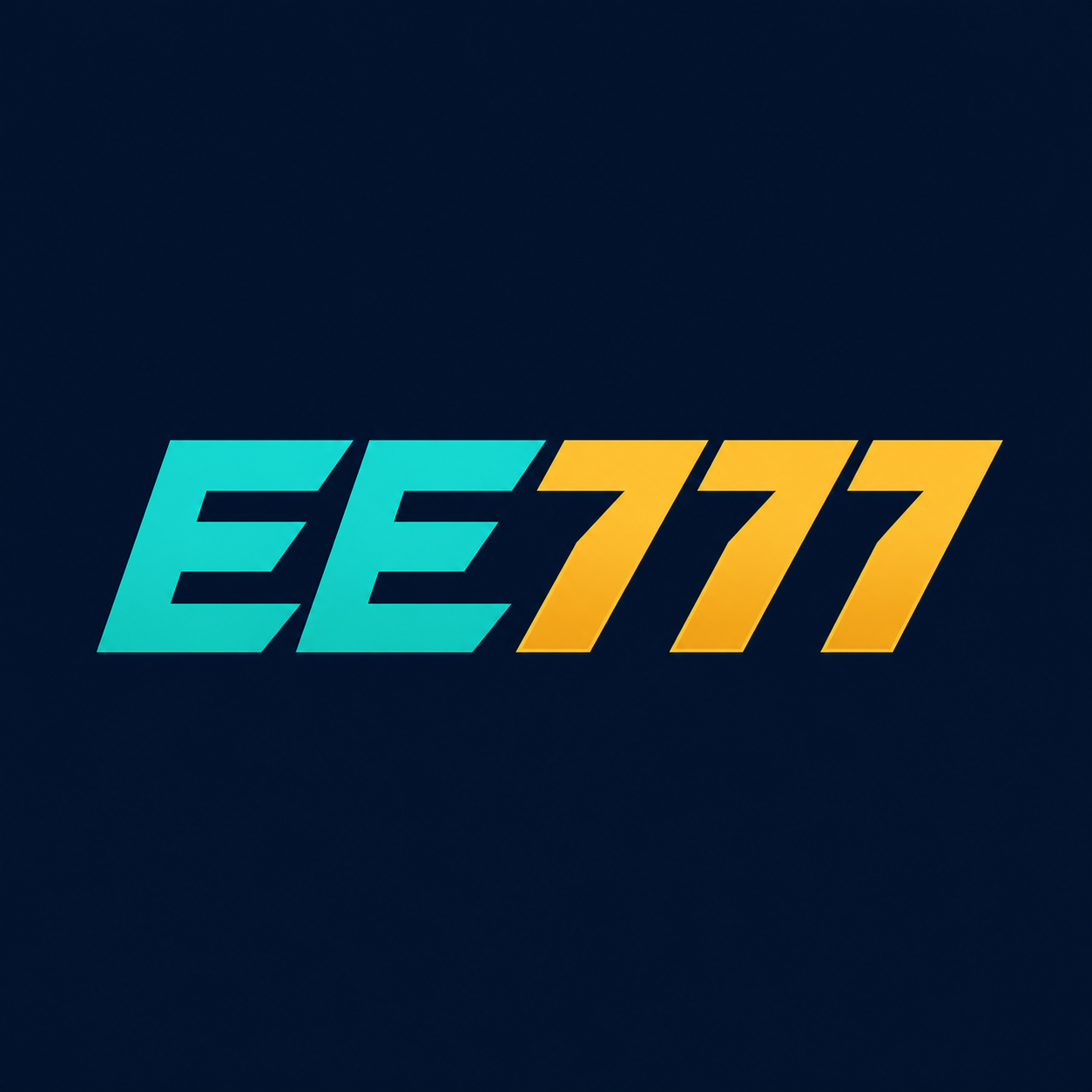 EE777 teal and gold logo